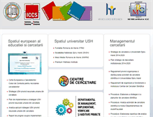 Tablet Screenshot of cercetare.spiruharet.ro